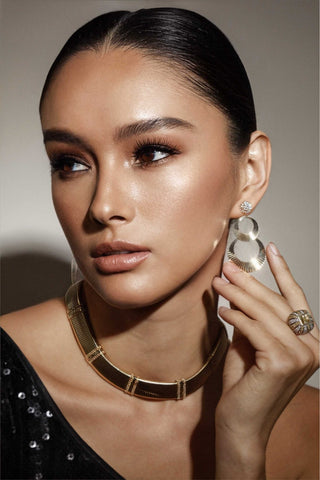 Regalia Hoop Diamond Earrings