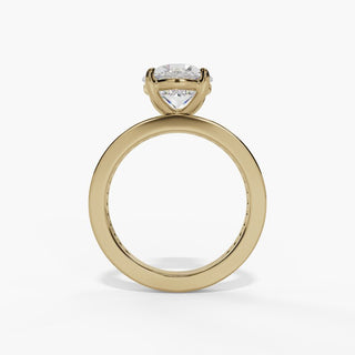 Round Channel Set Diamond Engagement Ring