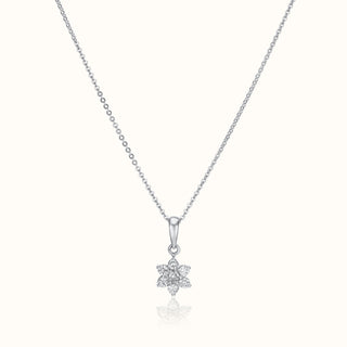 Diamond Huggie & Drop Earring Set in 14K White Gold