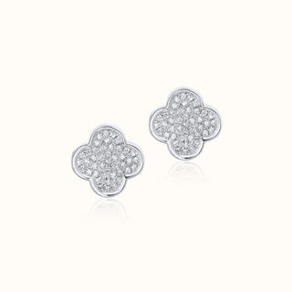 Diamond Stud Earrings in 14K White Gold (0.26 CTW)