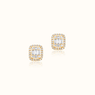 Diamond Stud Earrings in 14K Yellow Gold (0.40 CTW)