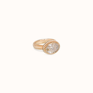 Beatrice Oval Diamond Ring