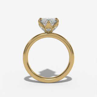 Marquise Solitaire Engagement Ring in 14K Gold