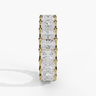 Radiant Diamond Eternity Band in 14K Gold