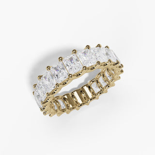 Radiant Diamond Eternity Band in 14K Gold