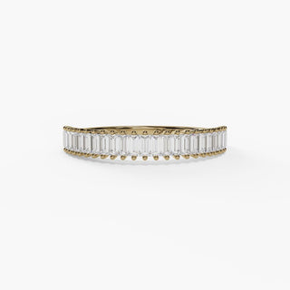 Baguette Diamond Wedding Band in 14K Gold