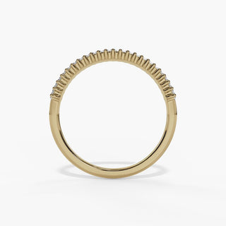 Baguette Diamond Wedding Band in 14K Gold